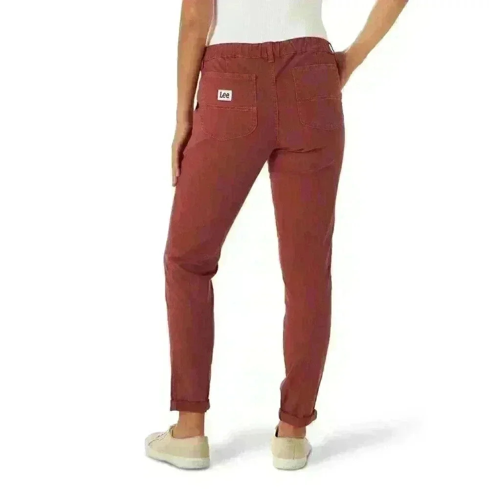 Lee Women's Heritage Tapered Utility Pant Size 12, 18, 20 Mid Rise Regular Fit - Picture 2 of 7